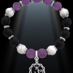 Crown-Chakra-Gemstone-Bracelet-Silver-Shikhazuri