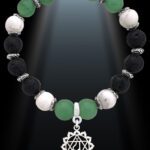 Heart-Chakra-Gemstone-Bracelet-Silver-Shikhazuri