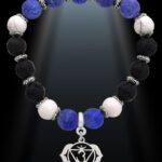Third-Eye-Chakra-Gemstone-Bracelet-Silver-Shikhazuri