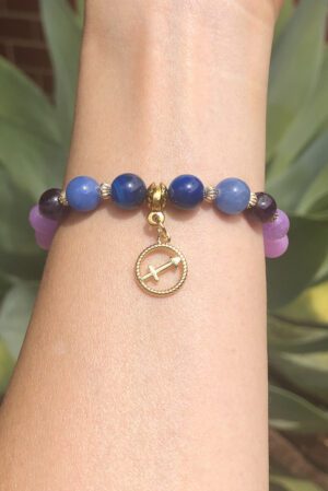 Sagittarius Charm Bracelet Bloom by Shikhazuri 8mm bead size