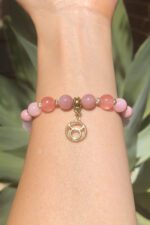 Taurus Charm Bracelet Bloom by Shikhazuri 8mm size beads