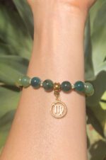 Virgo Charm Bracelet by Shikhazuri 8mm beads